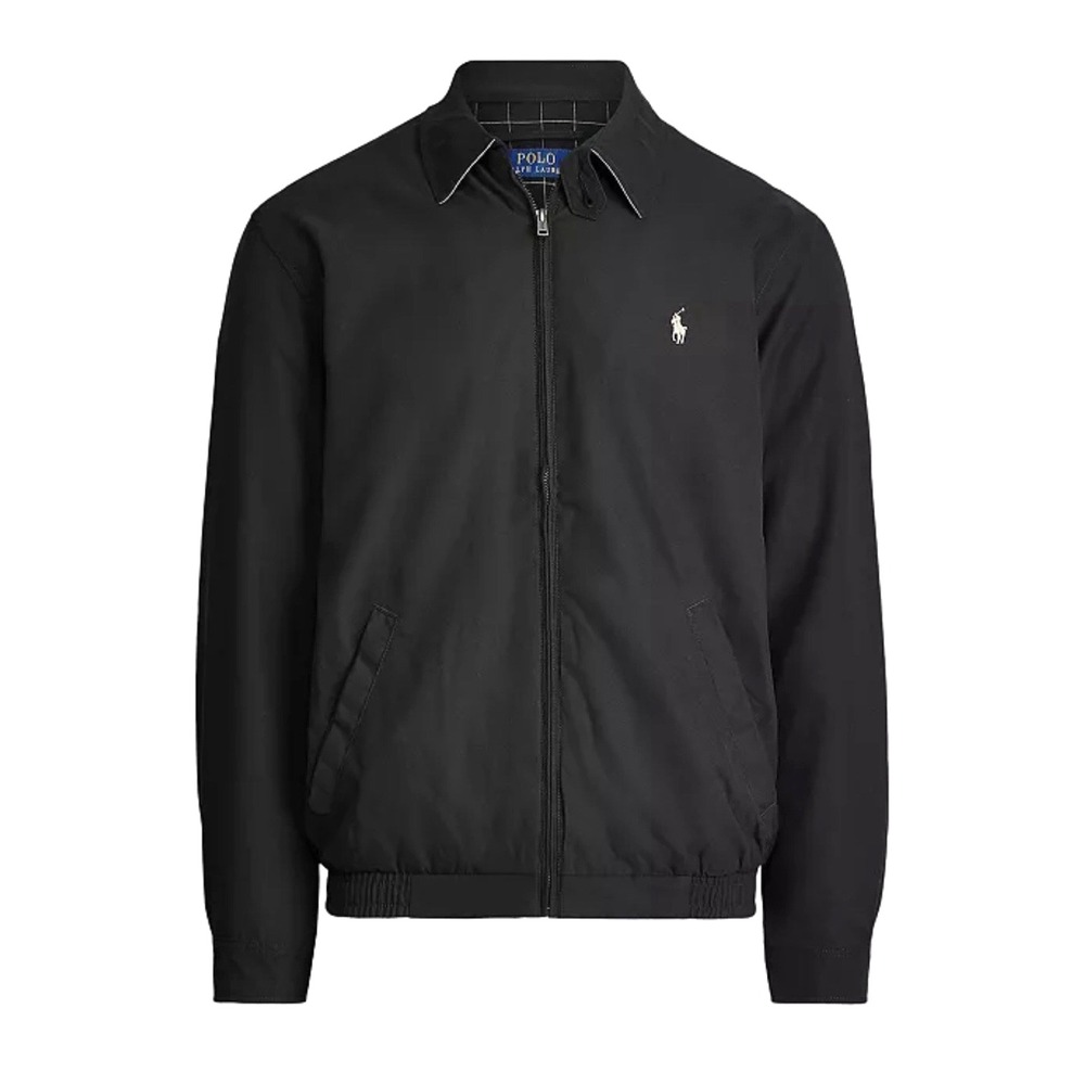 Polo Ralph Lauren Golf Jacket Lightweight Windbreaker Full Zip Black Mens M